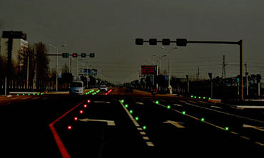 solar powered cats eyes road stud