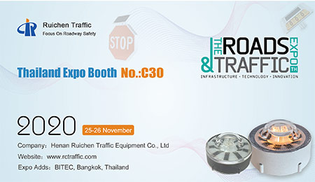 solar road stud EXPO in Thailand