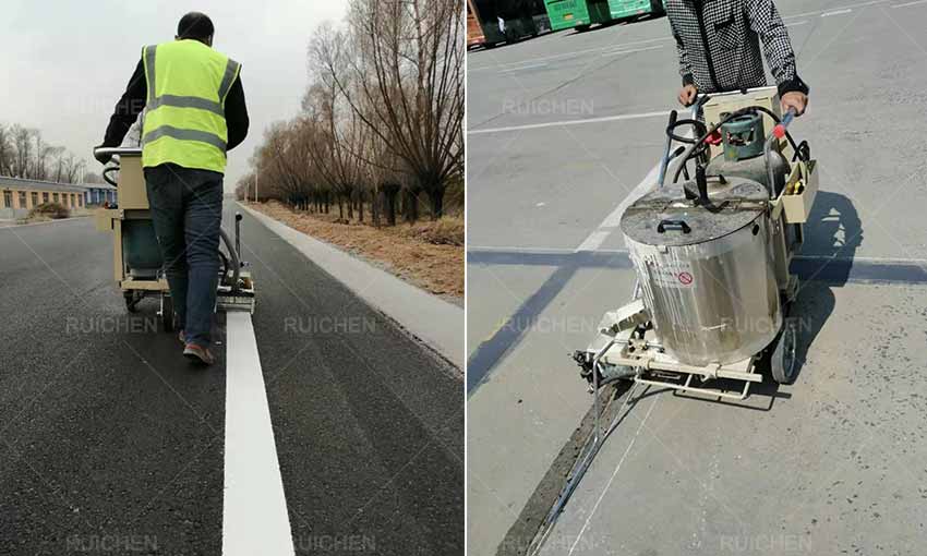 Thermoplastic Road Line Marking Machine Sold To South Africa