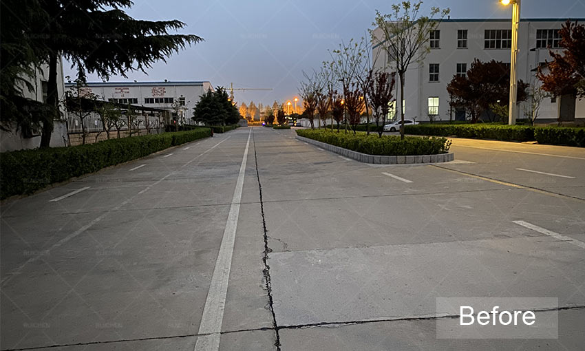 Yellow Solar Road Stud In Industrial Park