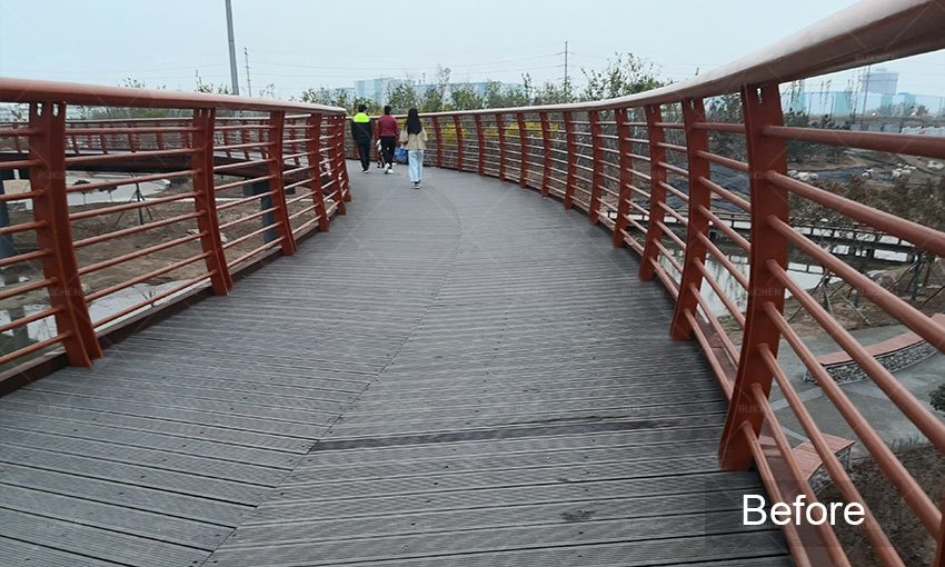 Ultra Thin Solar LED Road Marker In Park