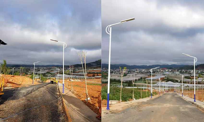 Integrated All In One Solar LED Street Light in Vietnam