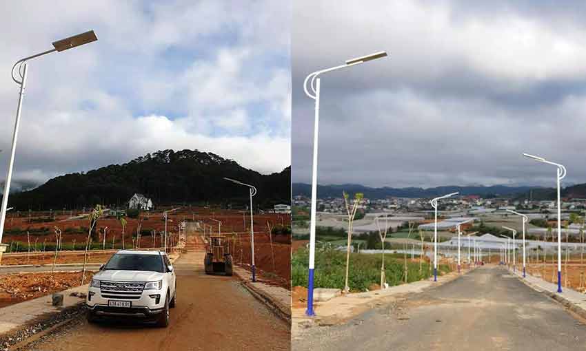 Integrated All In One Solar LED Street Light in Vietnam