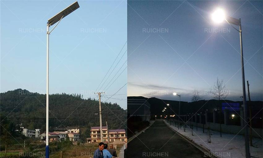 integrated solar street light