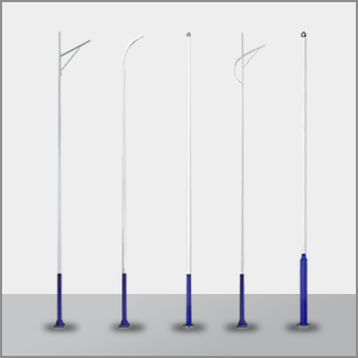 Galvanized Light Pole