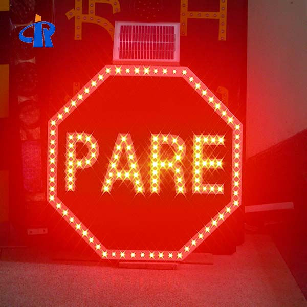 Custom flashing led stop sign company