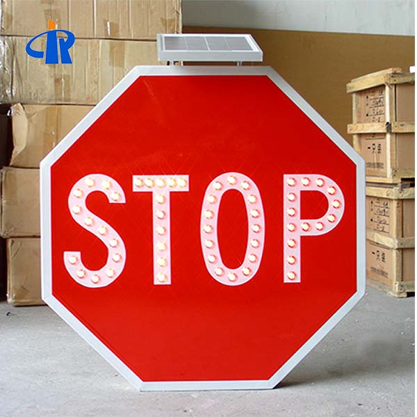 Good Quality flashing led stop sign manufacturer