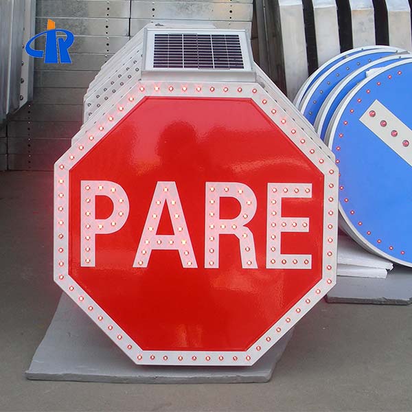 High Intensity flashing led stop sign supplier