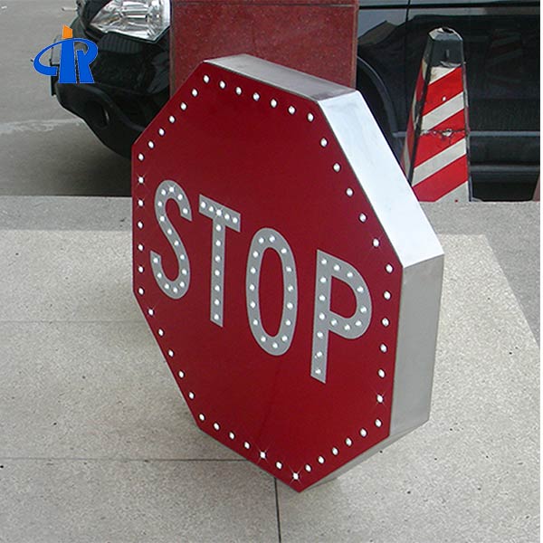 High Luminan CE solar stop sign manufacturer