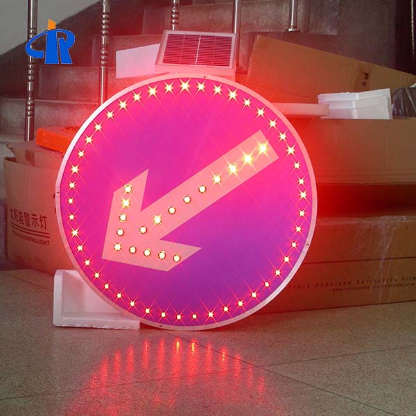 Solar LED Warning Road Sign Traffic Sign Keep Left