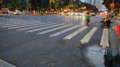 glass solar road stud for urban road