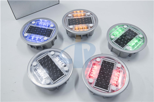 flashing tacha solar LED para seguridad vial